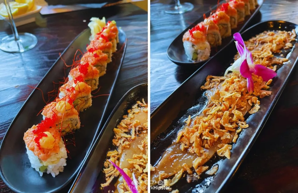 Hollywood California Near Los Angeles Yamashiro Restaurant near Universal Studios Sushi