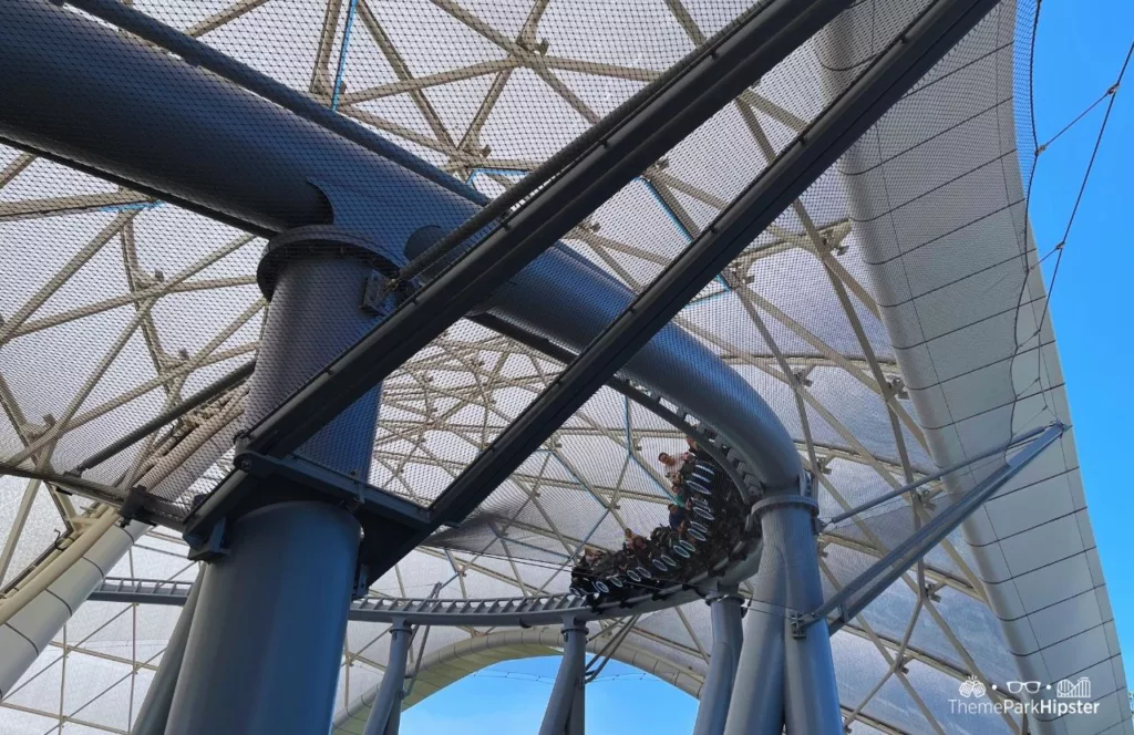 Tron Lightcycle Run at the Magic Kingdom in Walt Disney World Resort Florida Tomorrowland roller coaster