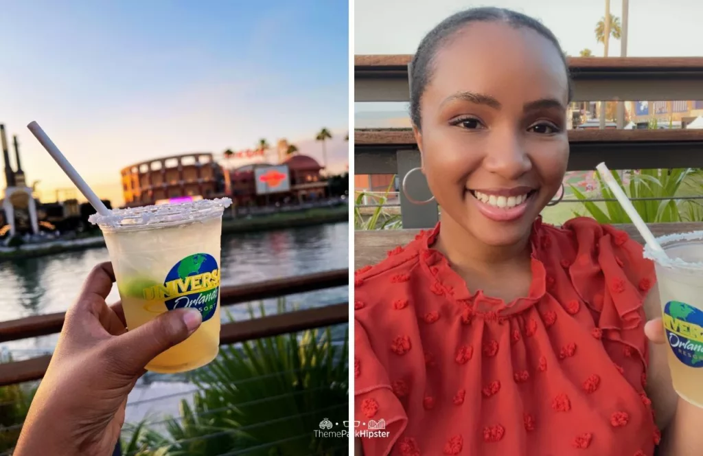 Universal Orlando Resort NikkyJ enjoying Margaritaville Perfect Margarita in CityWalk