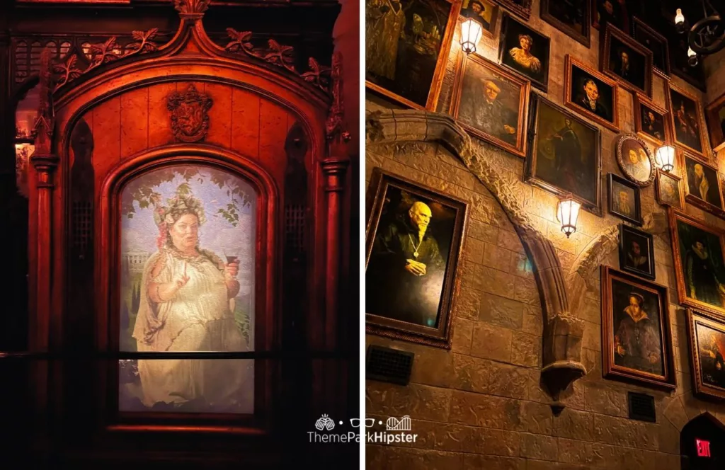 Universal Orlando Resort Wizarding World of Harry Potter Hogsmeade and the Forbidden Journey Ride in Hogwarts Castle Islands of Adventure Fat Lady Painting in Hogwarts. Keep reading to get the best Harry Potter Rides at Universal Studios Orlando.