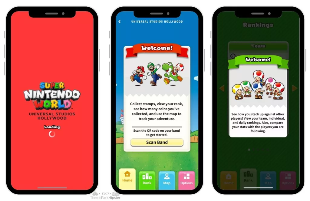 Universal Studios Hollywood California Super Nintendo World App