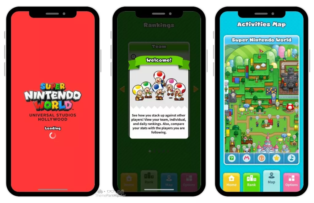 Universal Studios Hollywood California Super Nintendo World App