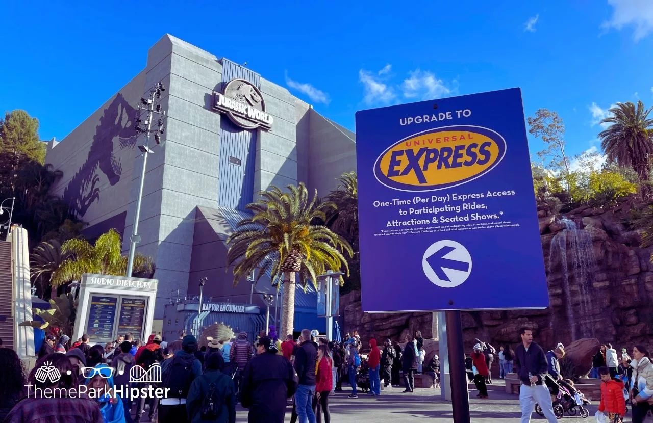 Universal Studios Hollywood Jurassic World Express Pass Upgrade