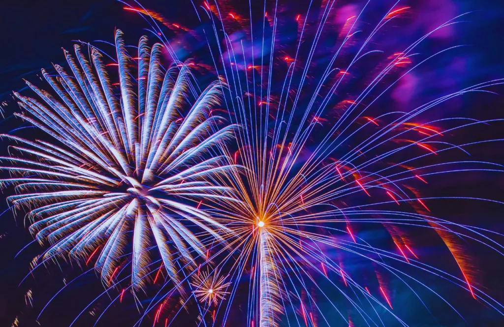 4th of July fireworks at Universal Studios Hollywood