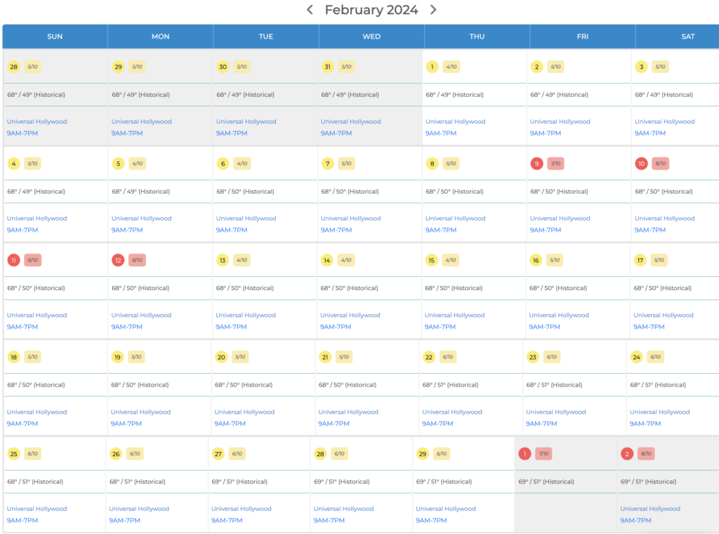 Universal Studios Hollywood Crowd Calendar: Your Best Days to Visit in 2023  - ThemeParkHipster