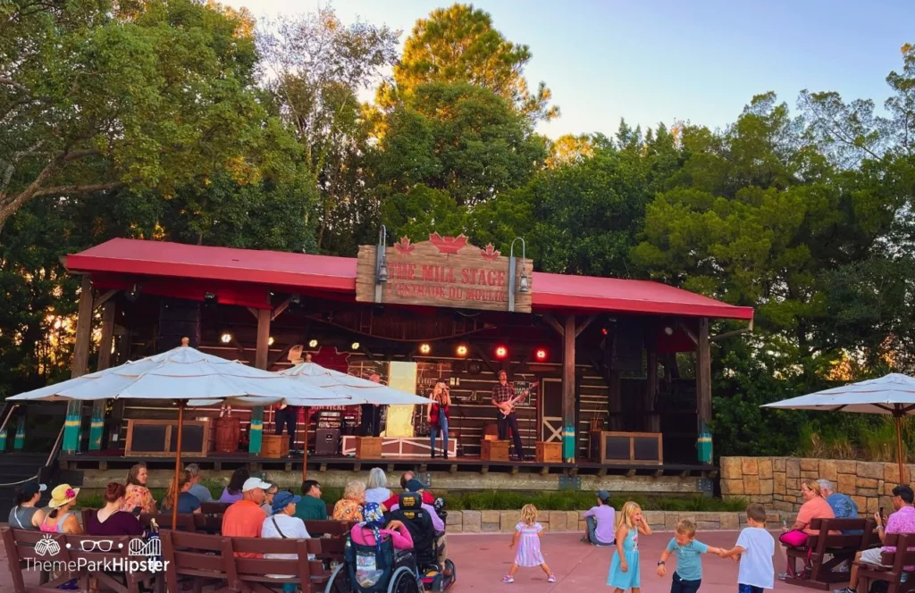 Epcot Food and Wine Festival at Disney World The Mill Stage in Canada Pavilion