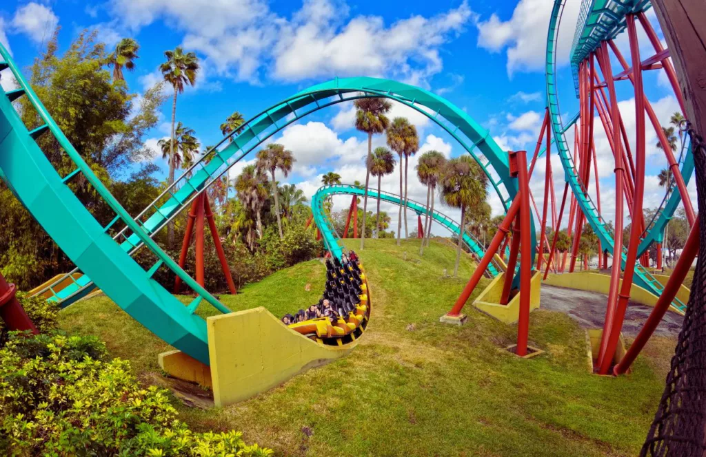 Kumba Roller Coaster Busch Gardens Tampa. One of the best rides at Busch Gardens Tampa Bay Florida.