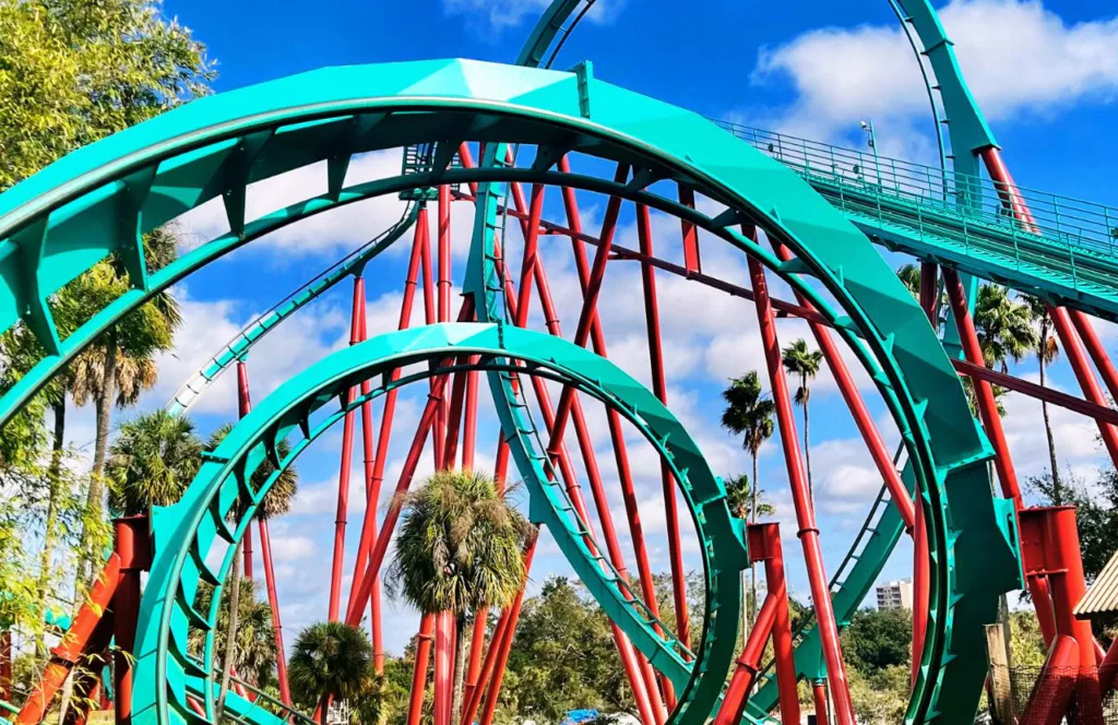 Kumba Roller Coaster Busch Gardens Tampa. One of the best rides at Busch Gardens Tampa Bay Florida.