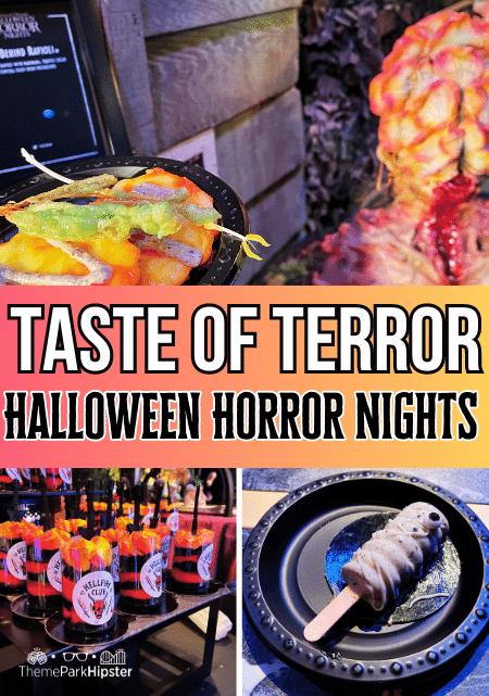 Theme Park Travel Guide to Halloween Horror Nights Taste of Terror Food Preview Event 2023