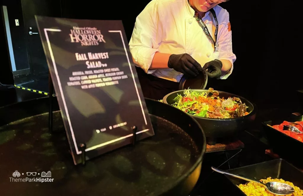 Universal Orlando Resort Halloween Horror Nights a Taste of Terror HHN Food Fall Harvest Salad