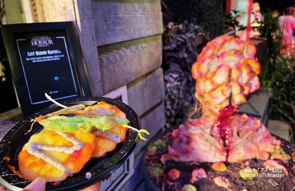 Universal Orlando Resort Halloween Horror Nights a Taste of Terror HHN Food Last of Us Left Behind Ravioli