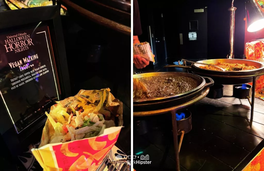 Universal Orlando Resort Halloween Horror Nights a Taste of Terror HHN Food Vegan Walking Taco 