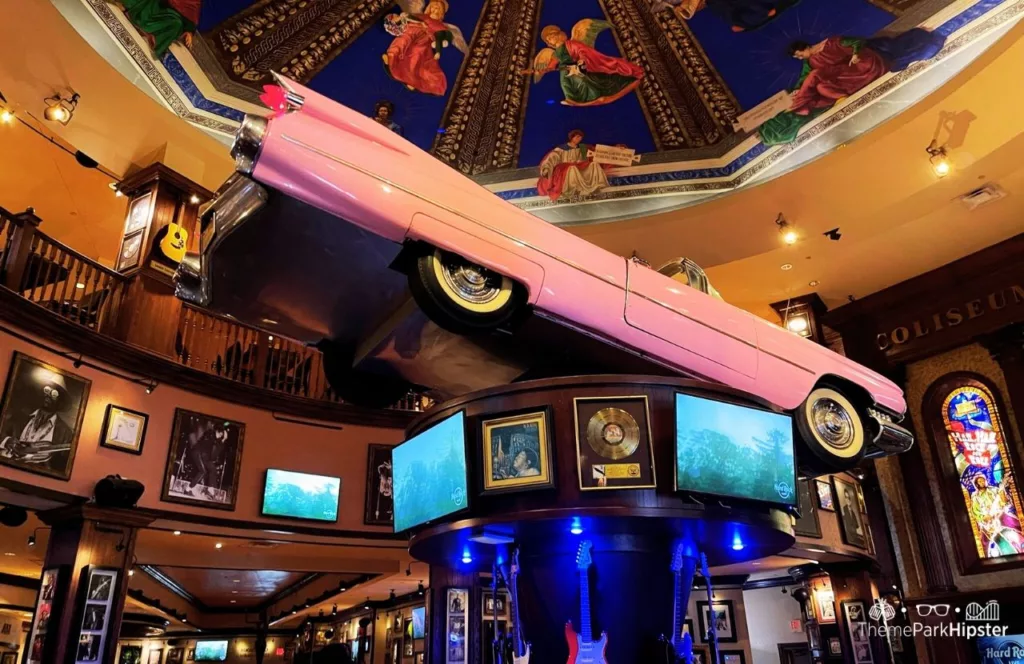Universal Orlando Resort Hard Rock Cafe Bar with Pink Cadillac