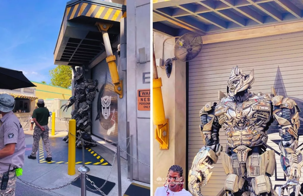 Universal Studios Florida Megatron Character Meet and Greet at Transformers the Ride 3D