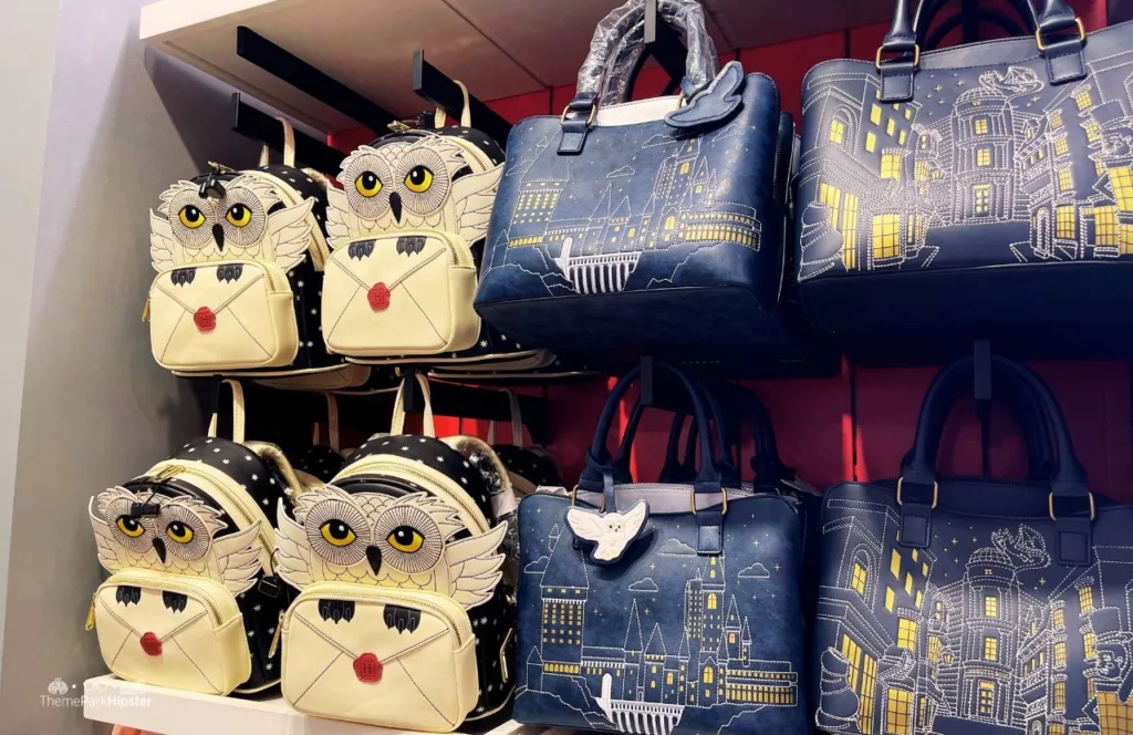 Universal Studios Florida UNIVRS Merchandise Store Hedwig Harry Potter Loungefly Bag. One of the best Harry Potter gifts for adults who are fans!
