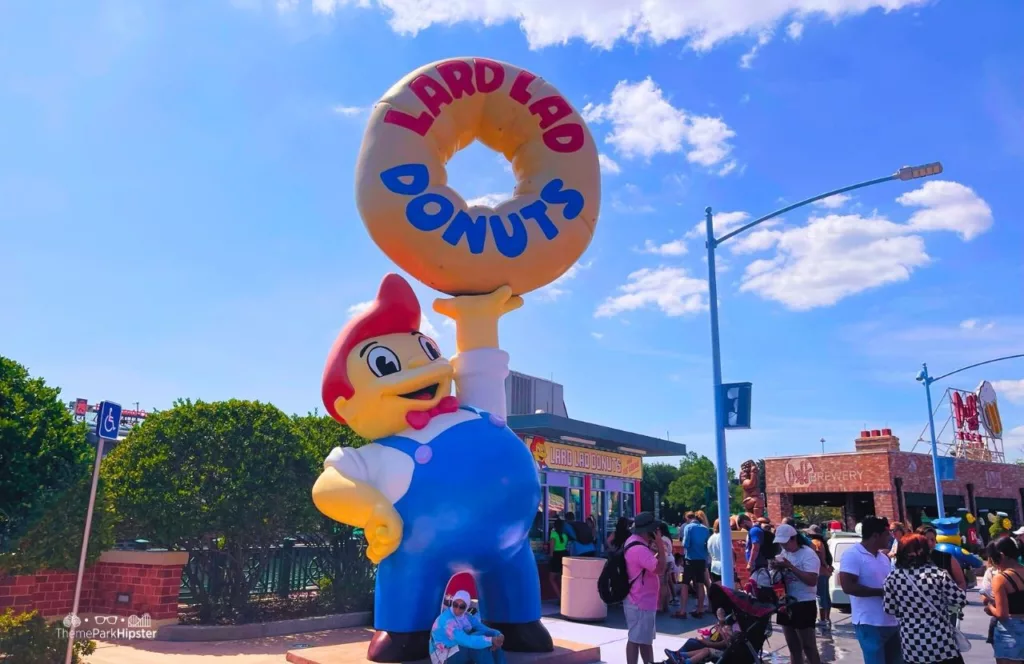 Universal Studios Orlando Florida Lard Lad Donuts in Simpsons Land Springfield U.S.A. Keep reading to learn all the best things to do on a Universal Studios solo trip. 