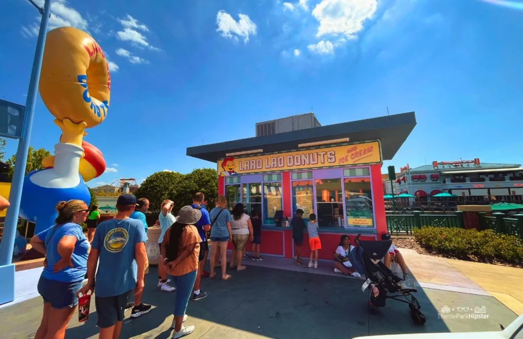 Universal Studios Orlando Florida Lard Lad Donuts in Simpsons Land Springfield U.S.A. Keep reading to get the full guide to the Universal Orlando Mobile Order Service.
