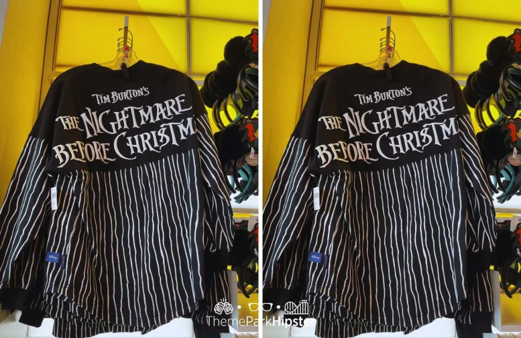 2023 Disney World Halloween Merchandise Jack Skellington Nightmare Before Christmas Spirit Jersey