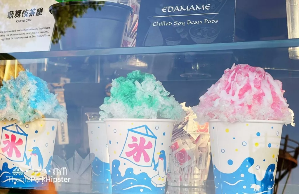 2024 Epcot Food and Wine Festival at Disney Japan Pavilion Kabuki Cafe Sake Slushie Shaved Ice