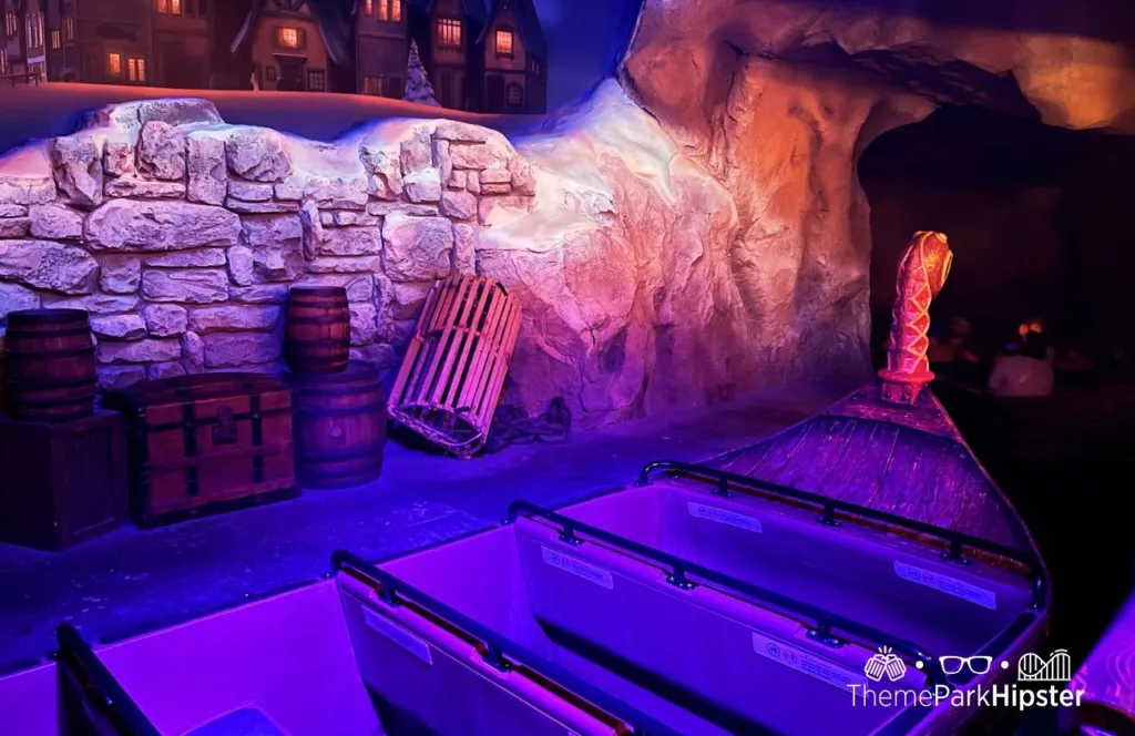 2024 Frozen Ever After Ride at Disney's Epcot boarding boat