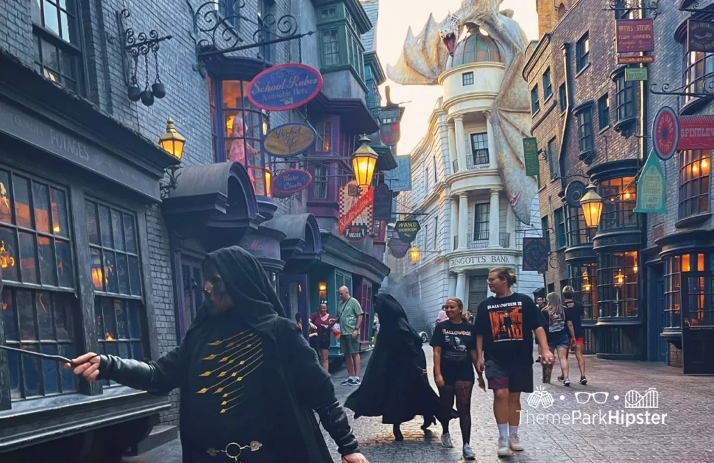 Halloween Horror Nights HHN Universal Studios Orlando Diagon Alley Harry Potter Death Eaters