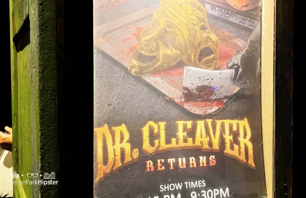 2023 Knott's Scary Farm at Knott's Berry Farm in California Dr. Clever Returns Show (2)