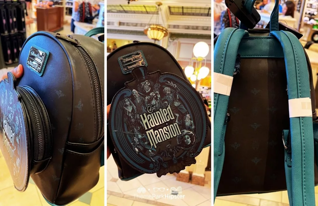 2023 Disney Haunted Mansion Merchandise at Magic Kingdom Theme Park Loungefly Backpack Bag