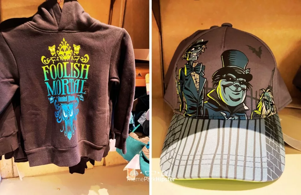 Disney Haunted Mansion Merchandise at Magic Kingdom Theme Park Sweater and Hat. Keep reading for more Disney Haunted Mansion Merchandise Gift Ideas.