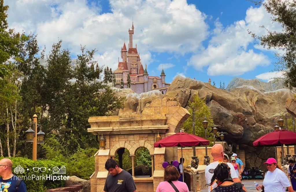 Disney Magic Kingdom Theme Park Fantasyland Be Our Guest Restaurant Beast Castle