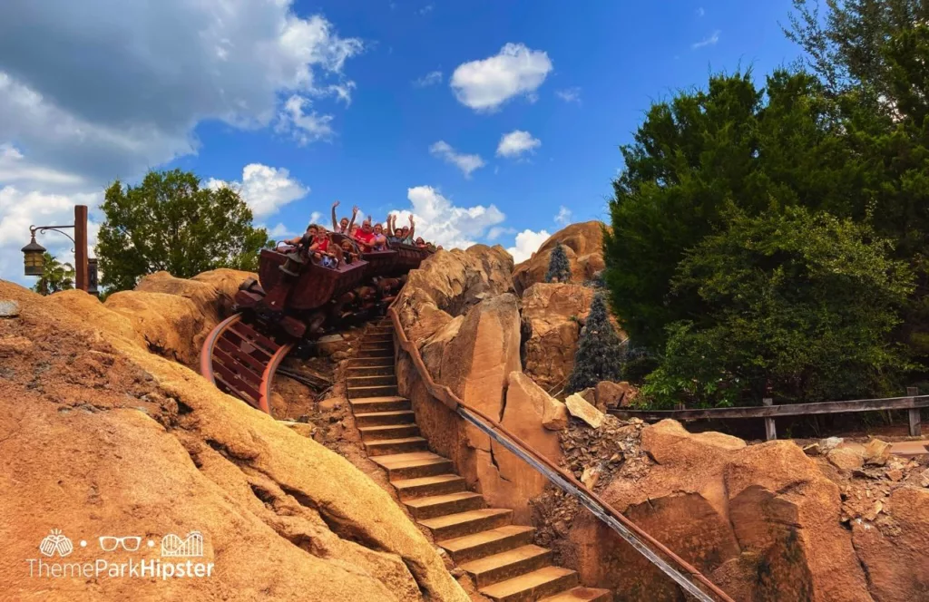 Disney Magic Kingdom Theme Park Fantasyland Seven Dwarfs Mine Train Roller Coaster Ride