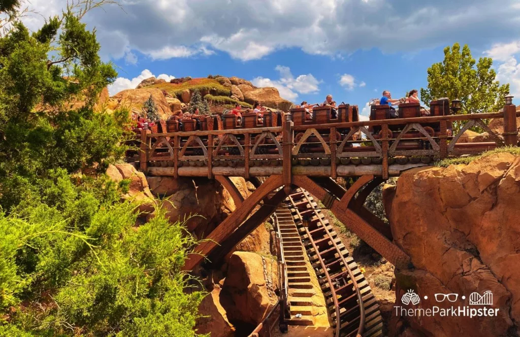 Disney Magic Kingdom Park Fantasyland Seven Dwarfs Mine Train Magic Kingdom Roller Coaster 