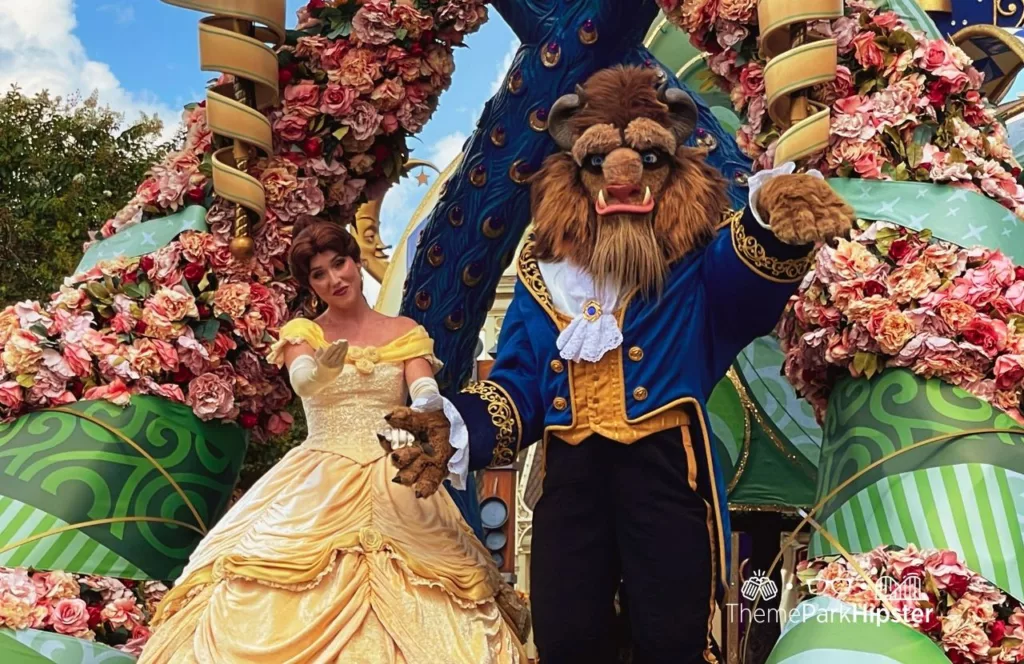 Disney Magic Kingdom Theme Park Festival of Fantasy Parade Belle of Beauty and the Beast.
