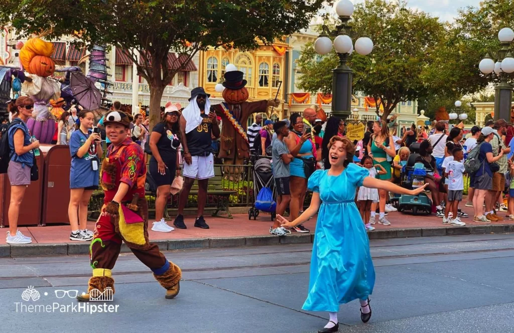 Disney Magic Kingdom Theme Park Festival of Fantasy Parade Peter Pan Wendy. Keep reading to learn how to have the best Disney solo trip to the Magic Kingdom.