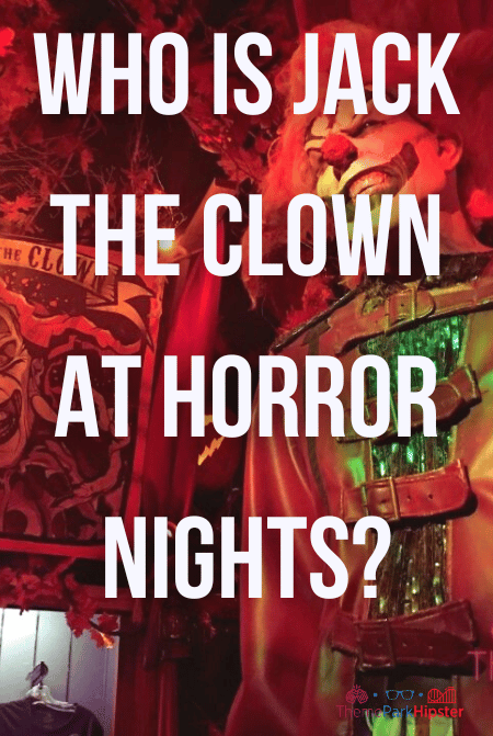 Theme Park Travel Guide to Jack the Clown at Halloween horror nights icons