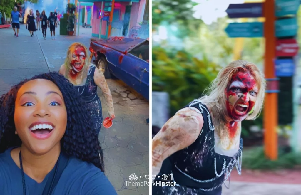 2023 Howl O Scream at Busch Gardens Tampa Bay Las Vegas Sin City Zombie Scare Zone with NikkyJ. Keep reading to learn about things to do in Orlando for Halloween and things to do in Orlando for October.