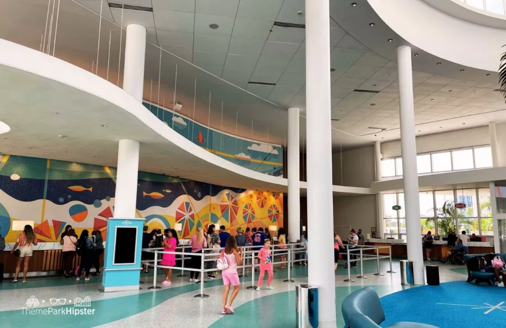 Cabana Bay Beach Resort Hotel at Universal Orlando lobby