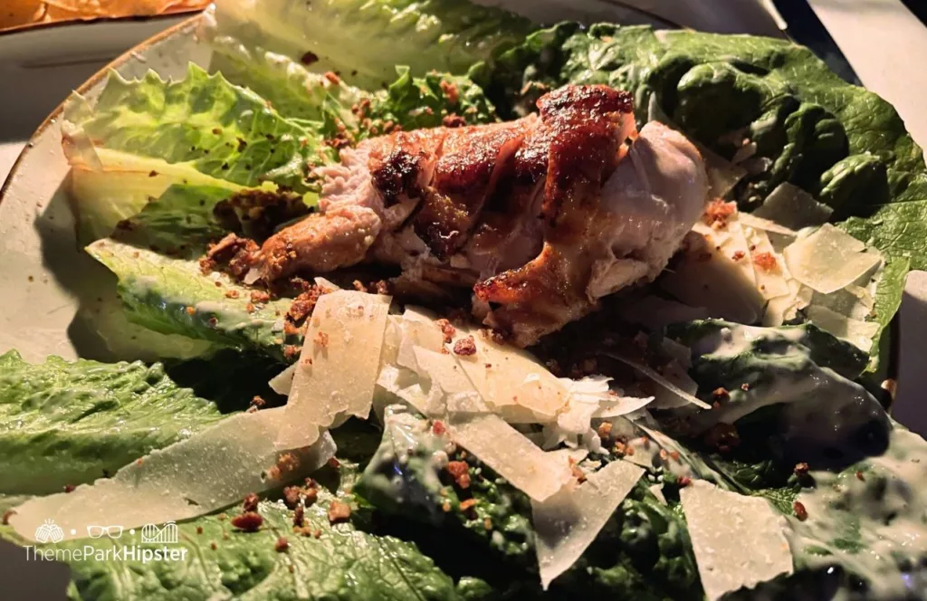 Chicken Caesar Salad at San Angel Inn Restaurant in Disney Mexico Pavilion at Epcot