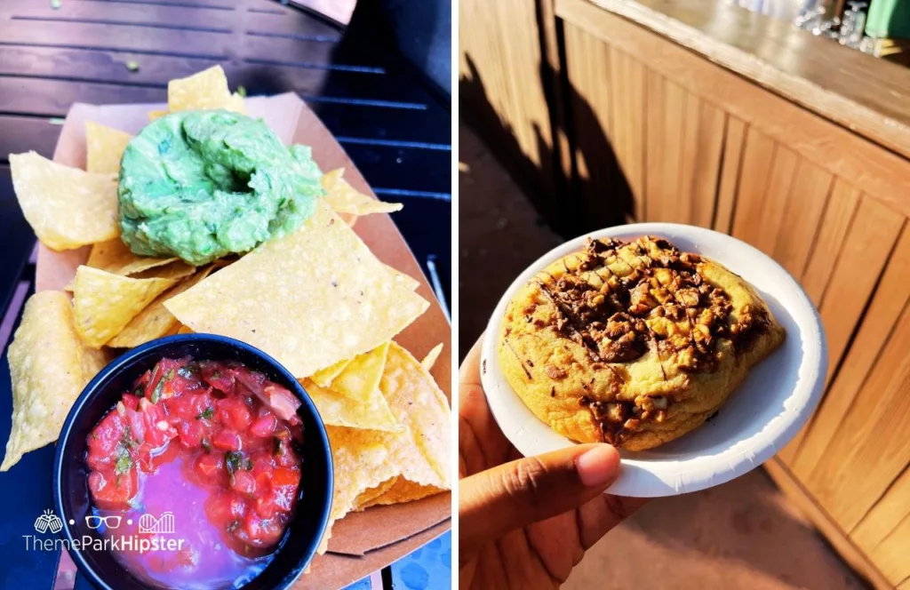 Chips Salsa and Guacamole with Holiday Cookie Stroll at Disney Christmas at Epcot Festival of the Holidays