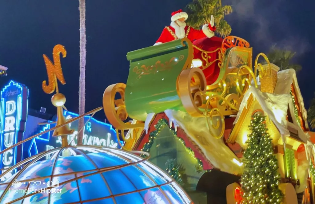 2023 Christmas at Universal Orlando Holiday Parade featuring Macy's Santa Claus