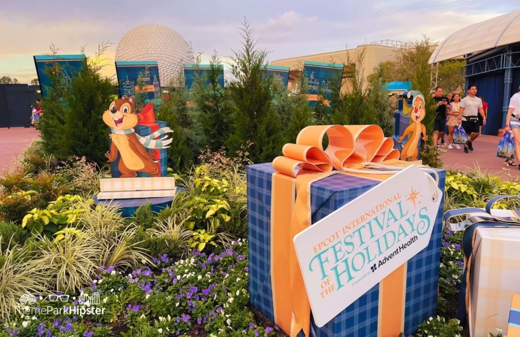 2023 Disney Christmas at Epcot Festival of the Holidays. Keep reading to learn more about when Disney World starts putting up Christmas decorations.  