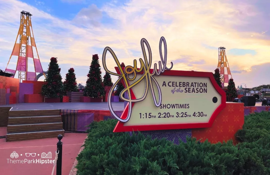 Joyful Group at Disney Christmas at Epcot Festival of the Holidays 2023