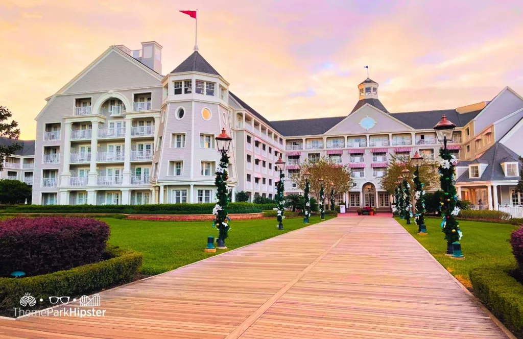 Yacht and Beach Club Resort During Christmas at Disney World