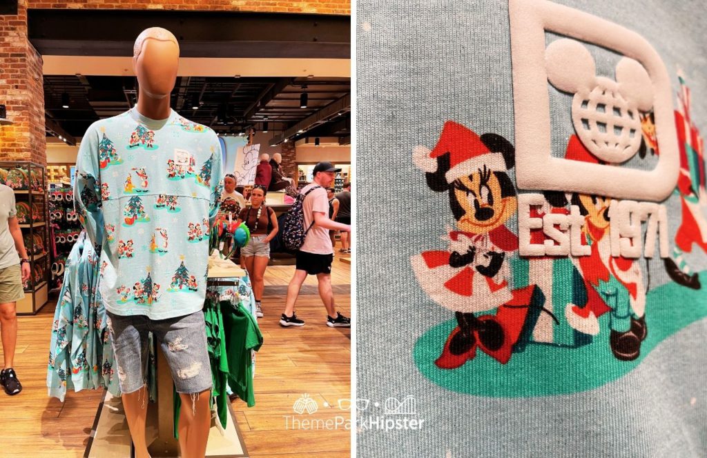 2023 Blue Disney World Christmas Spirit Jersey.