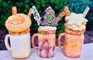 Christmas at Hersheypark Candy Lane King Size Milkshakes