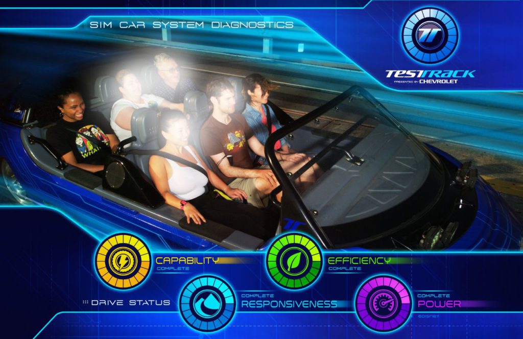 History of Test Track Ride at Epcot with NikkyJ on the car ride