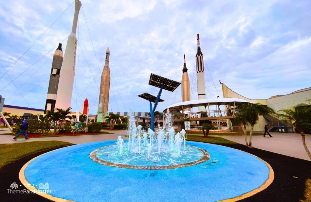 Holidays in Space at Kennedy Space Center Florida Rocket Garden (3)