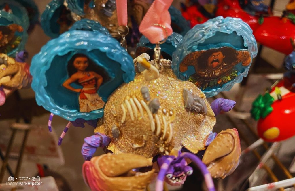 Moana, Maui and Crab. One of the Best Disney Christmas Ornaments