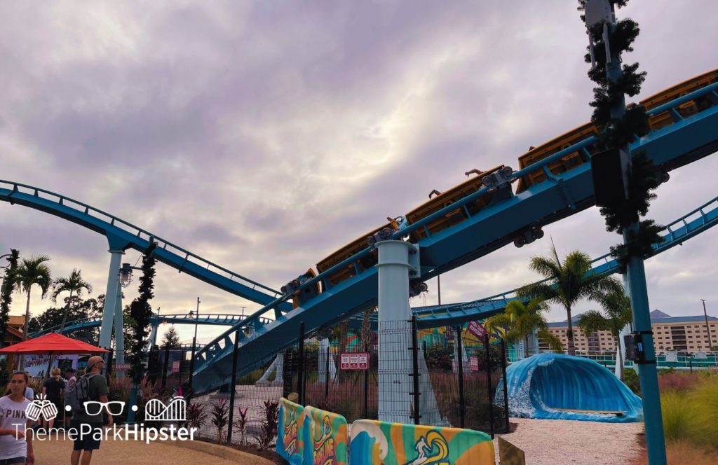 Pipeline Roller Coaster at SeaWorld Orlando Christmas Celebration 