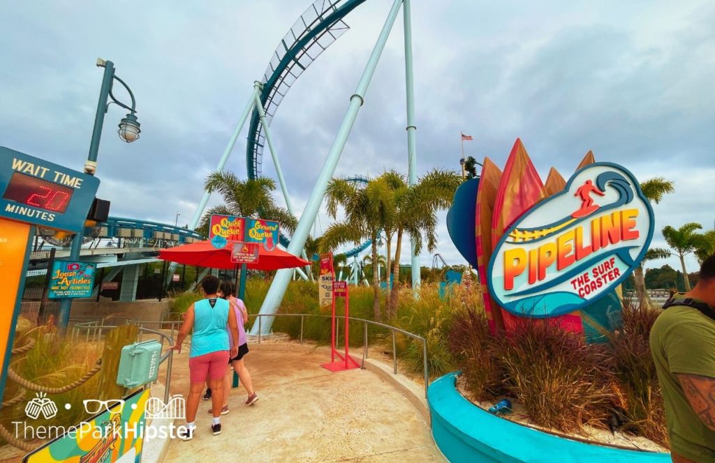 Pipeline Roller Coaster. One of the best rides at SeaWorld Orlando.