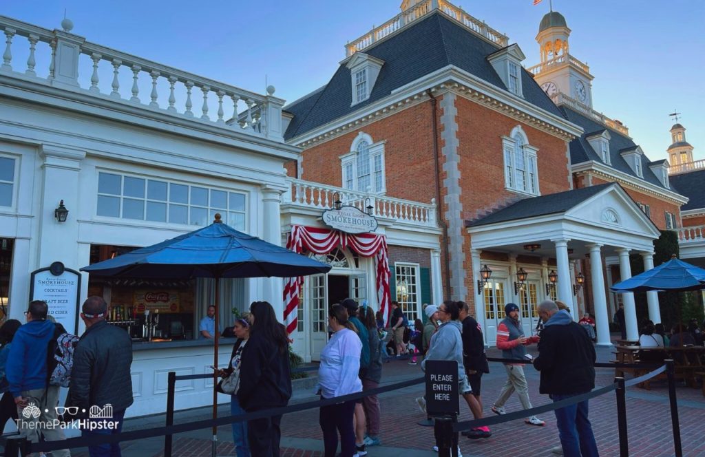 2024 Epcot Disney World Regal Eagle Smokehouse Barbecue in American Pavilion 